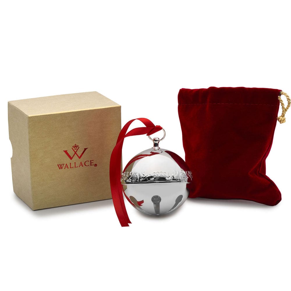 2022 Silver Plated Sleigh Bell Ornament 52nd Edition