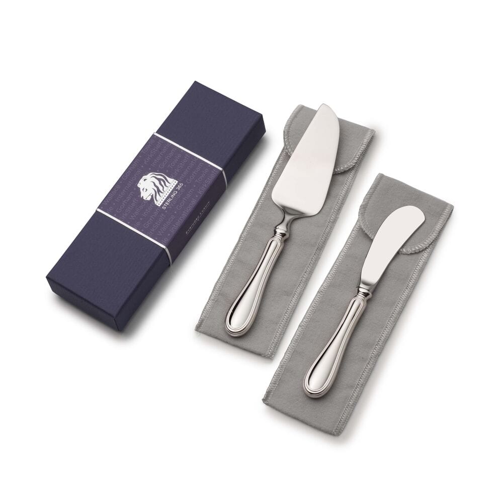 Giorgio Sterling 2 Piece Cheese Set