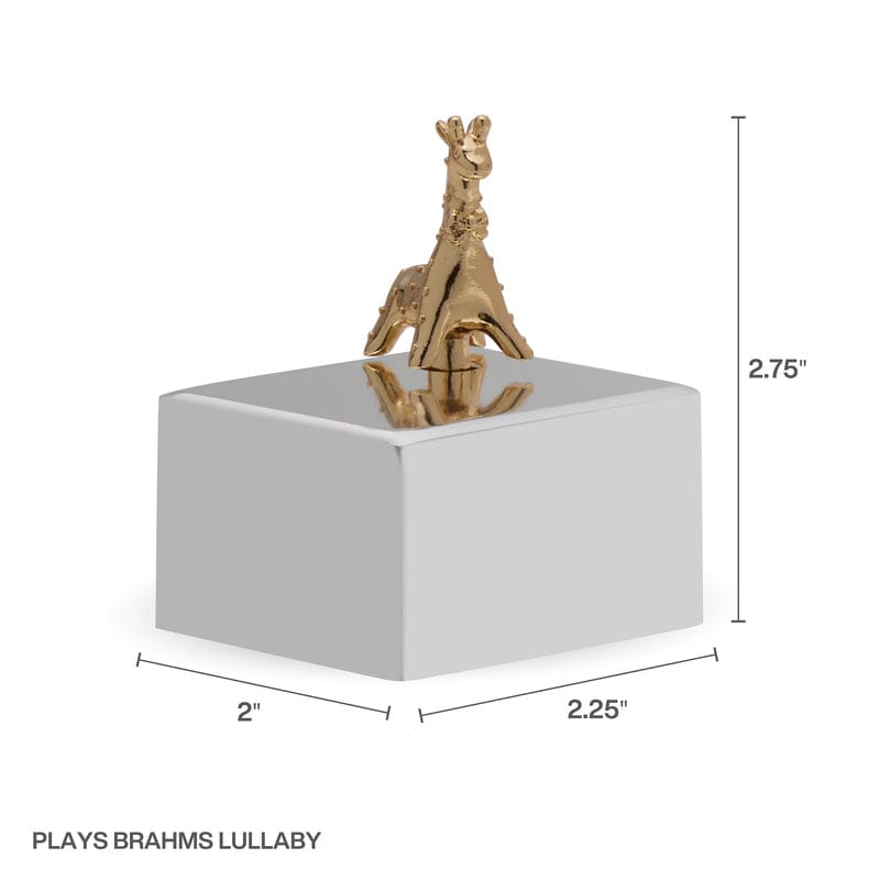 Baby Giraffe Nickelplate Music Box
