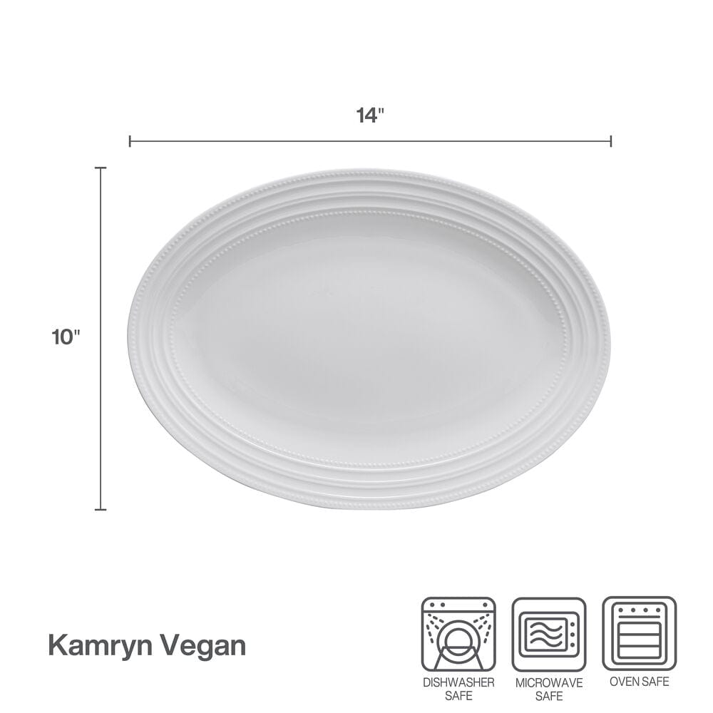 Kamryn Vegan Oval Platter