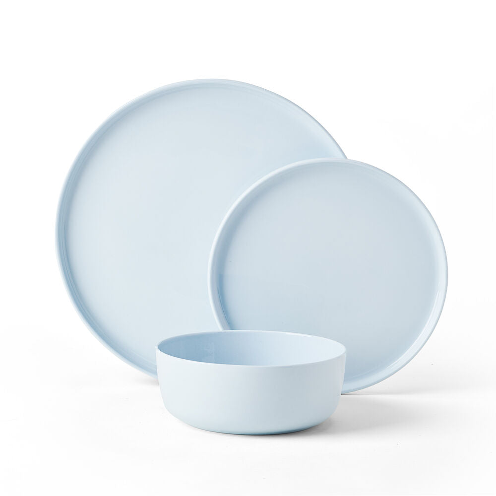 Madison Misty Blue Dinnerware Set, 12pc