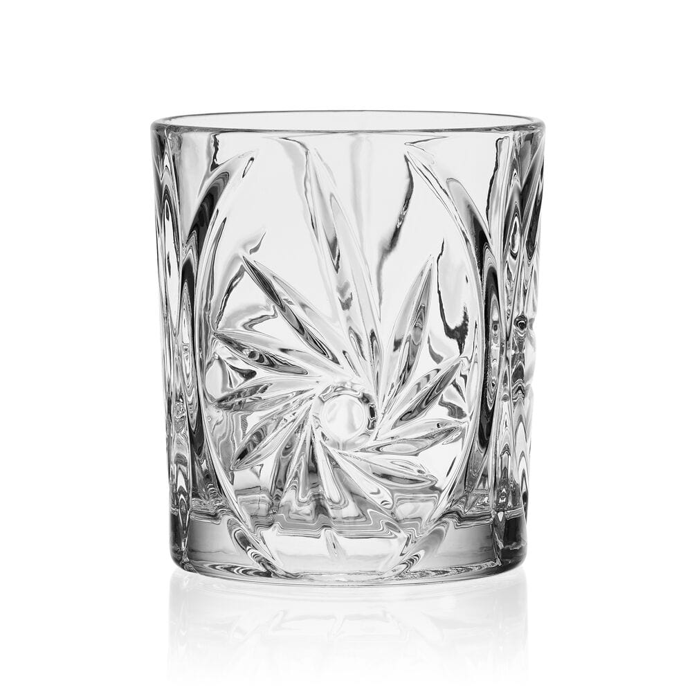 Kelsey Set of 4 Double Old Fashioned Whiskey Glasses