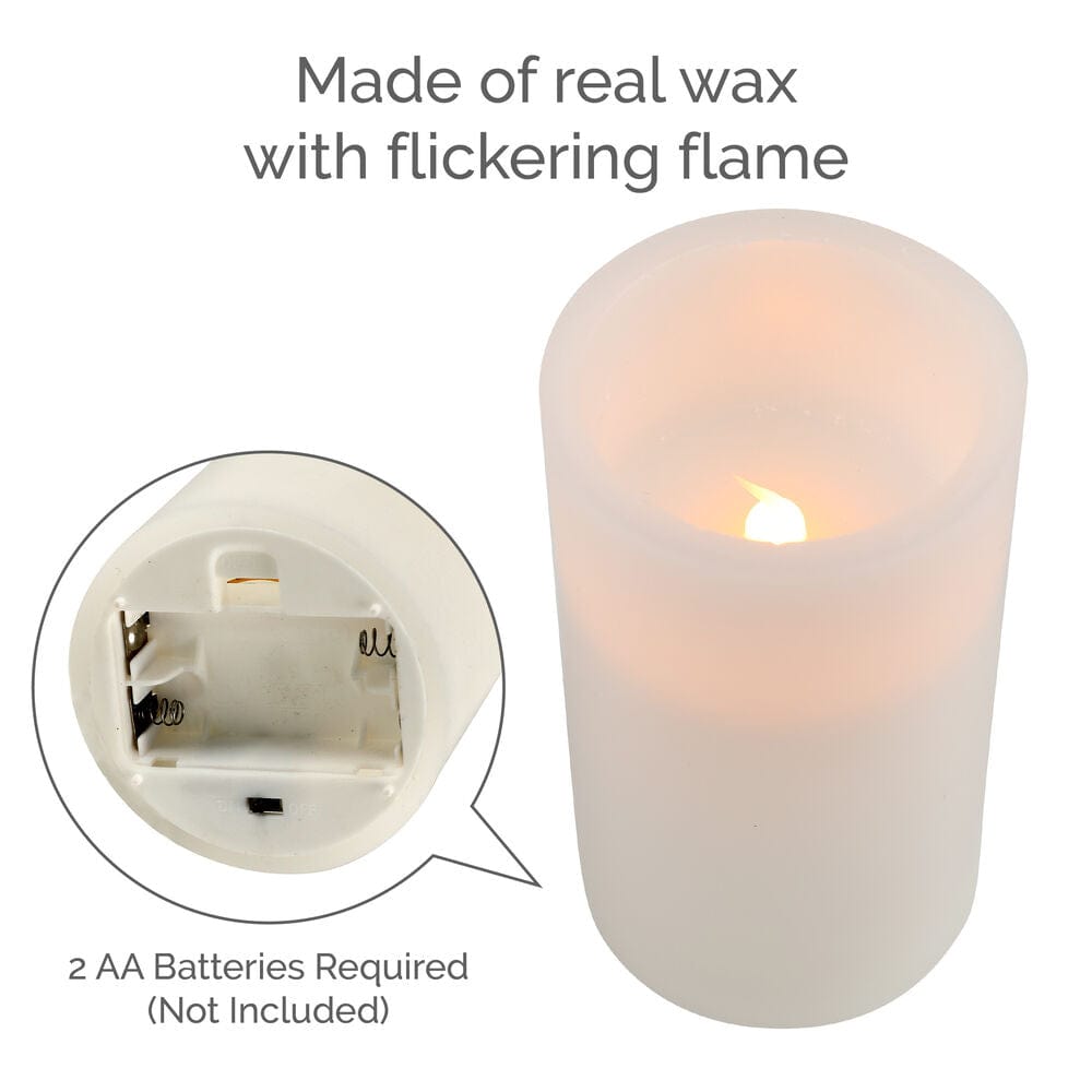 Flameless Pillar LED 3x8 Candle