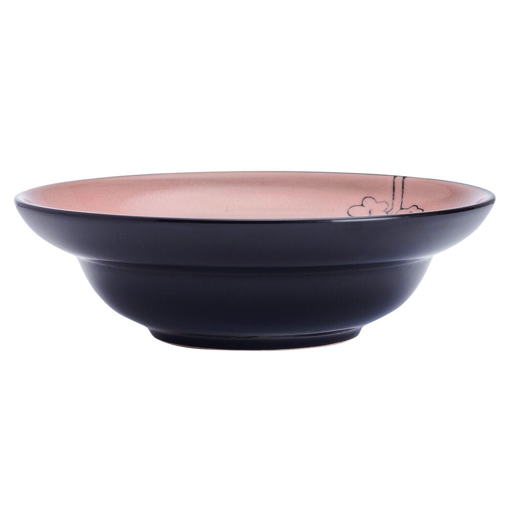 Song Bird Pink Set of 4 Soup Cereal Bowls