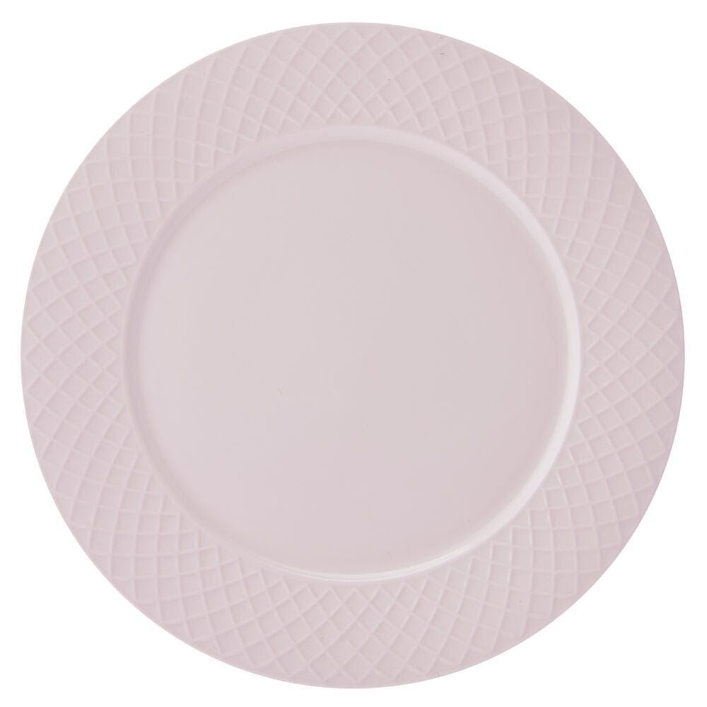 Trellis Pink Dinnerware Set, 12pc