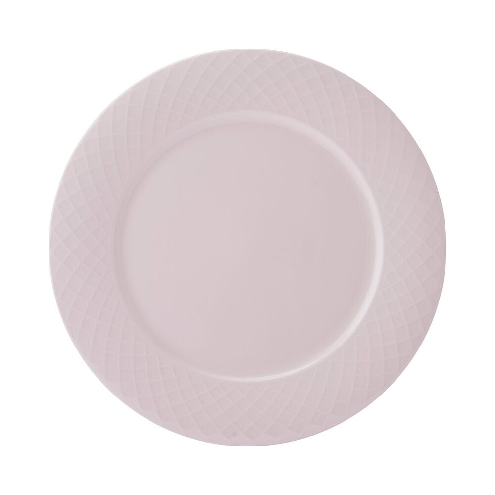 Trellis Pink Dinnerware Set, 12pc