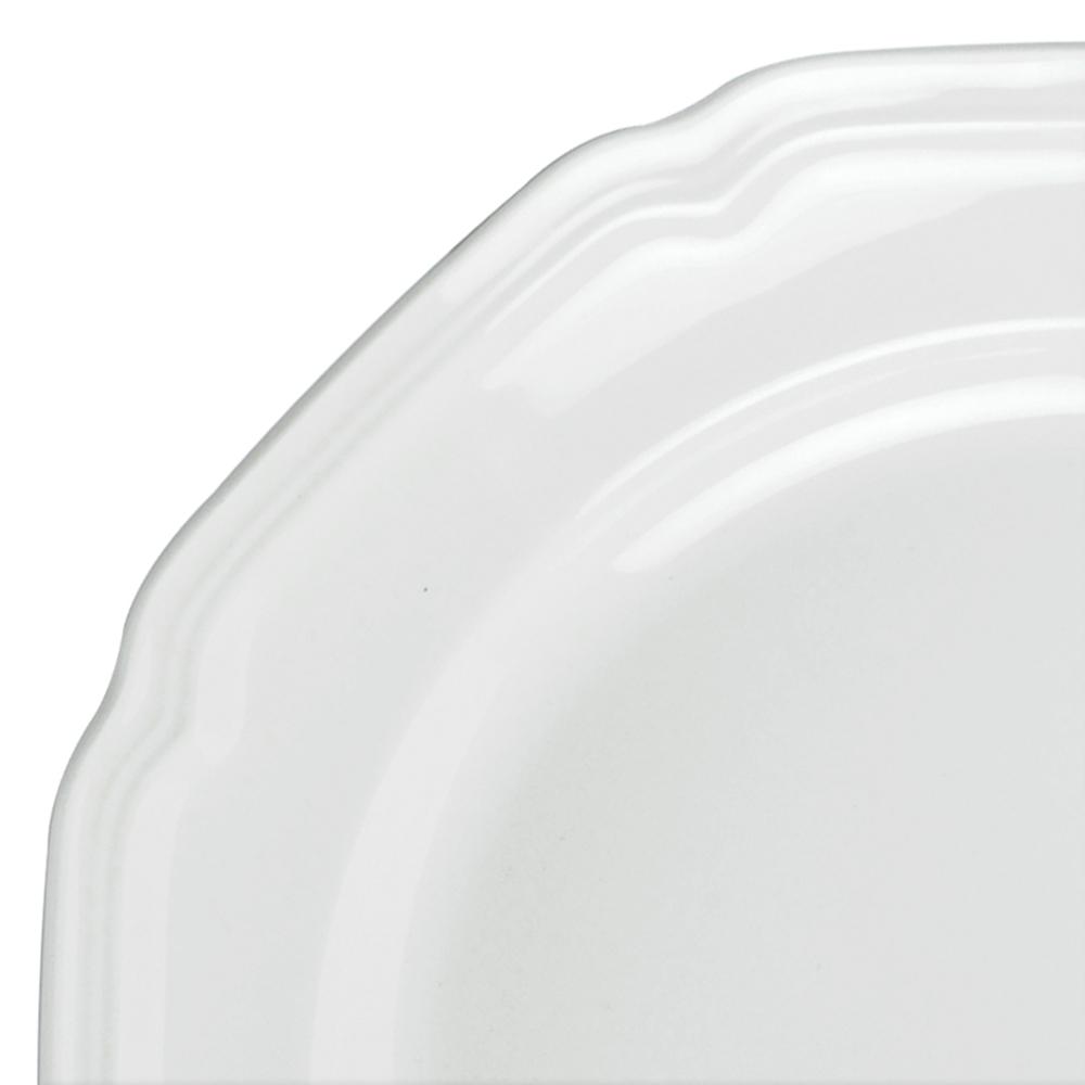 Antique White 16 Piece Dinnerware Set, Service for 4