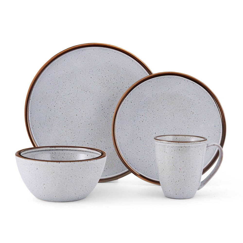 Barrett White 16 Piece Dinnerware Set, Service for 4