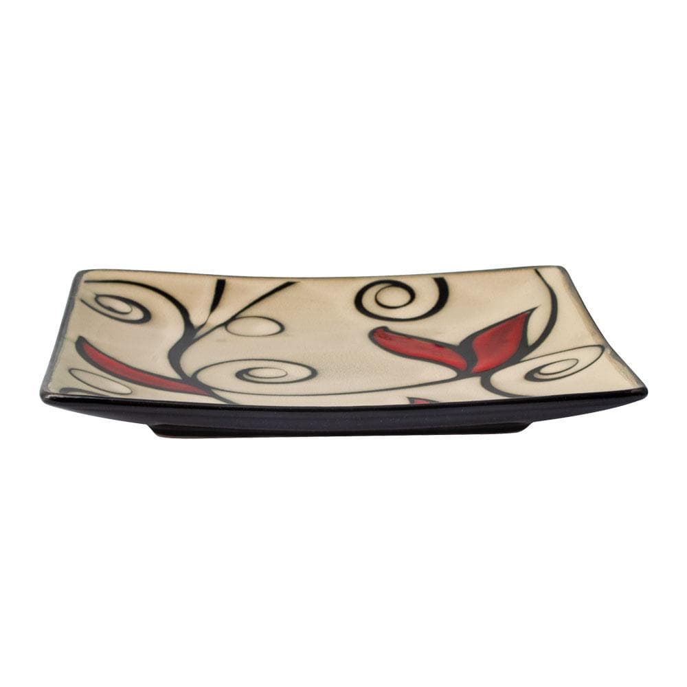 Belmont Square Red Vine Salad Plate