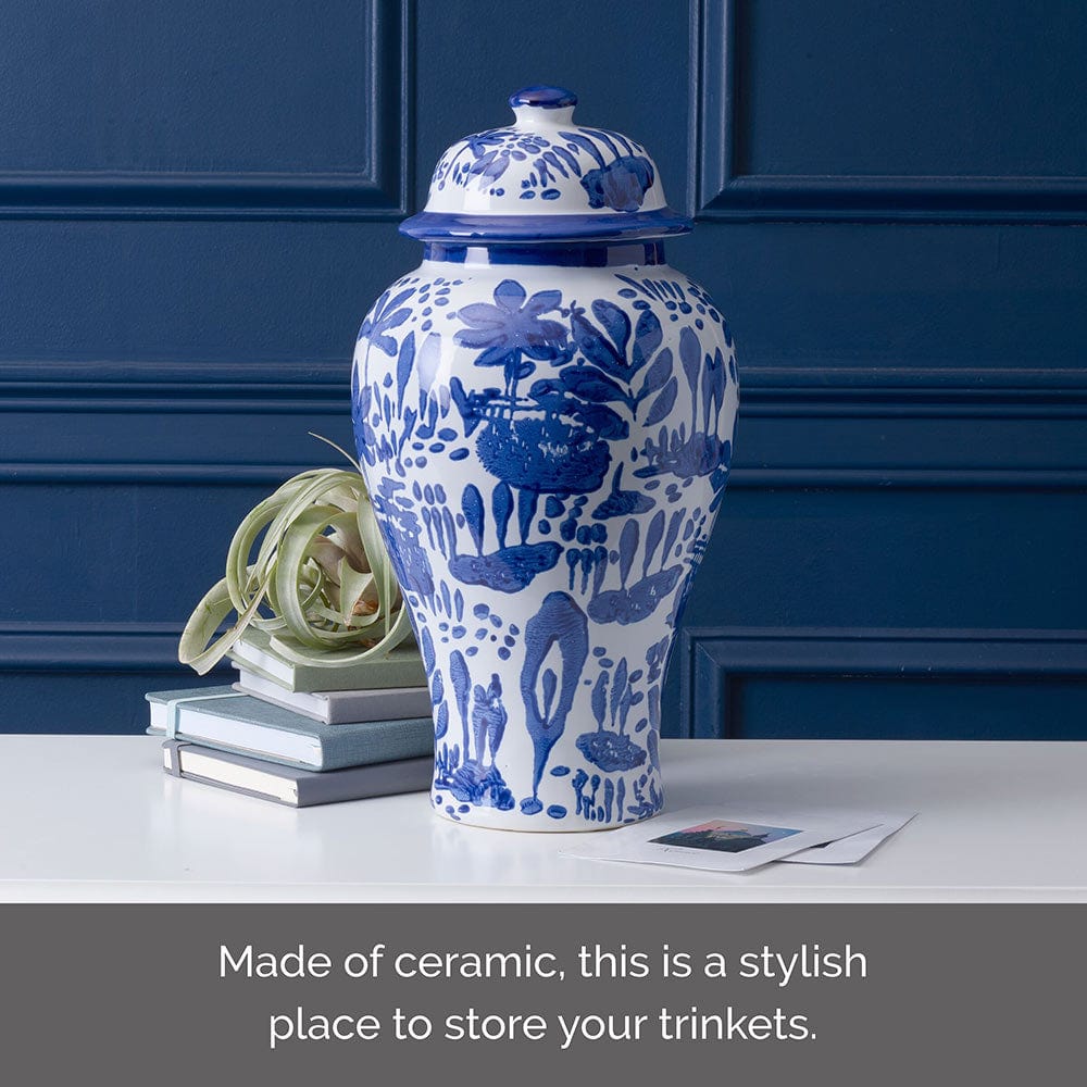Landscape Decorative Canister Vase