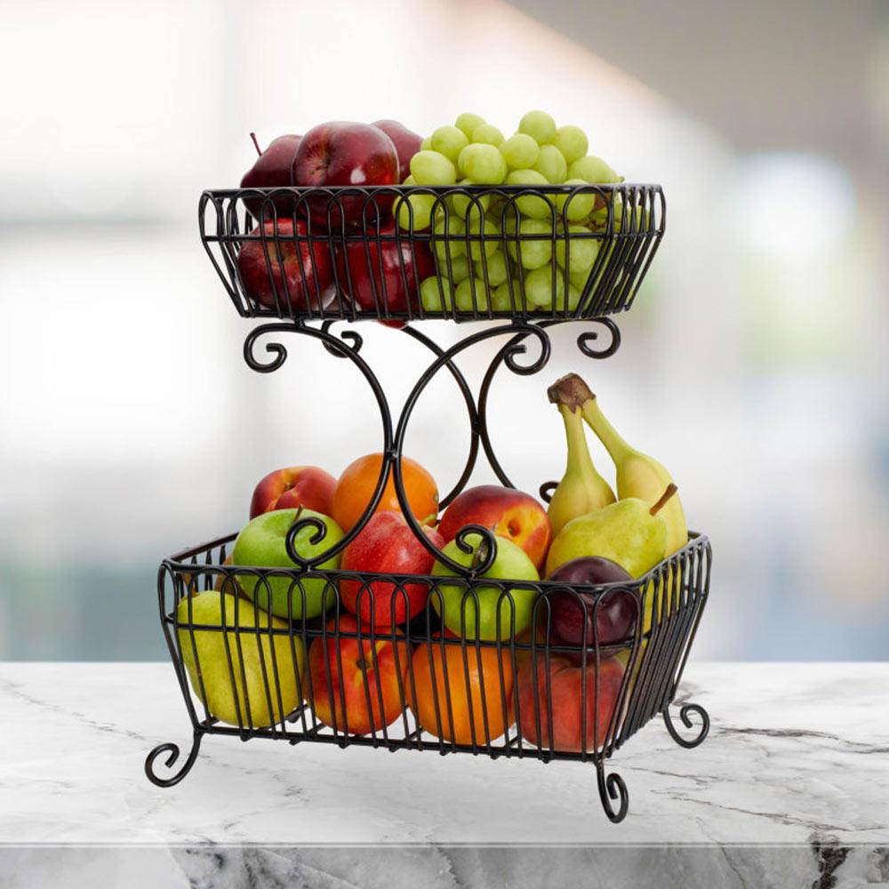 Countryside 2 Tier Fruit Storage Basket