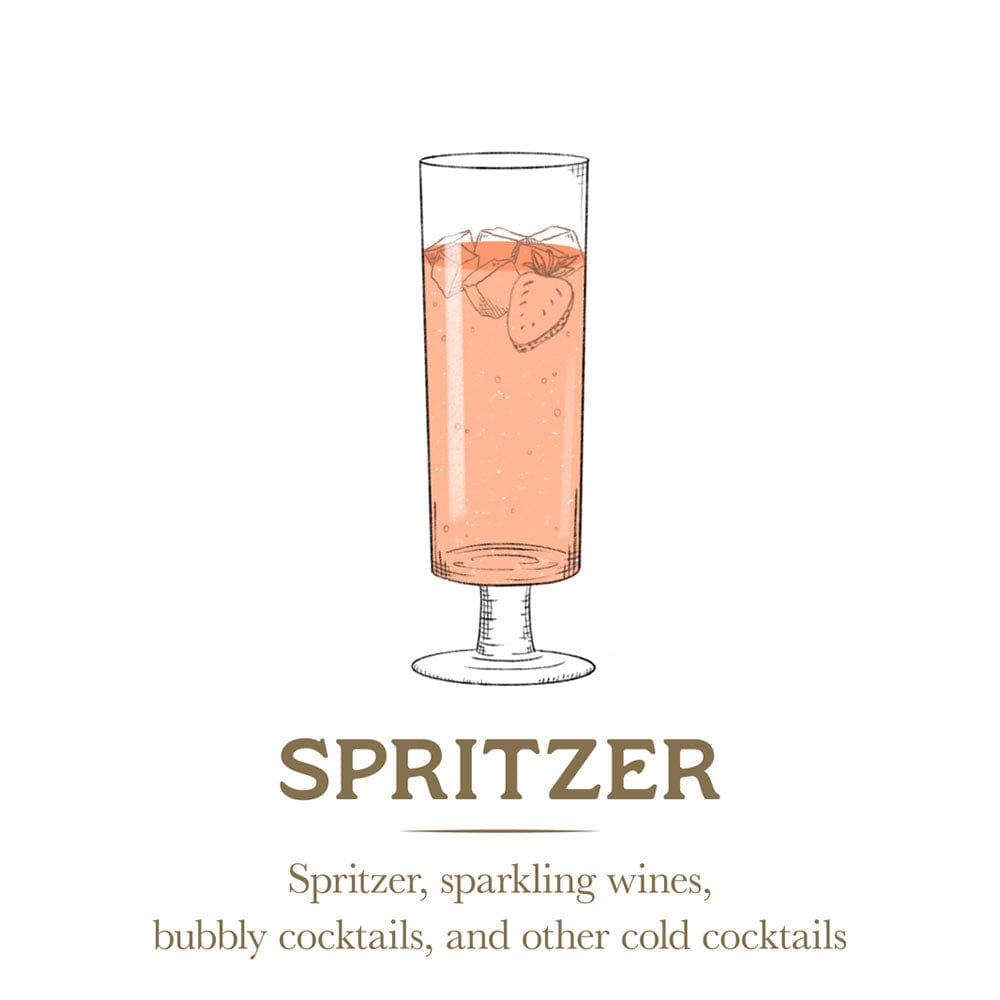 Craft Cocktail Set of 4 Spritzer Glasses