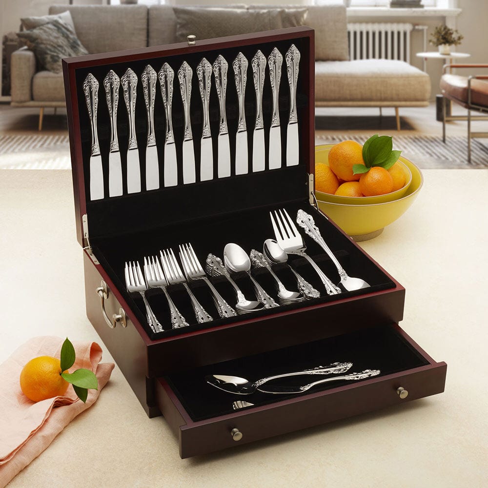 Luxor Forged 42 Piece Flatware Set, Service for 8