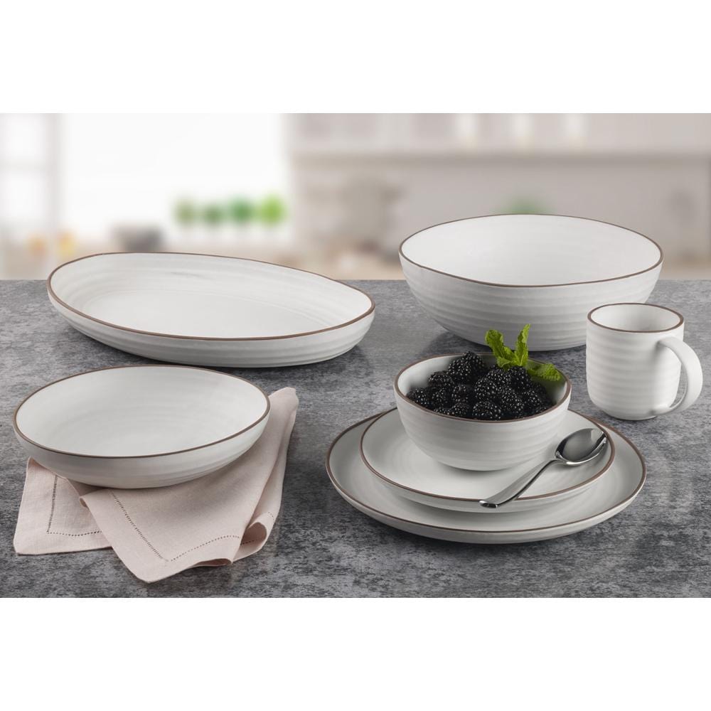 Delta White Dinnerware Set