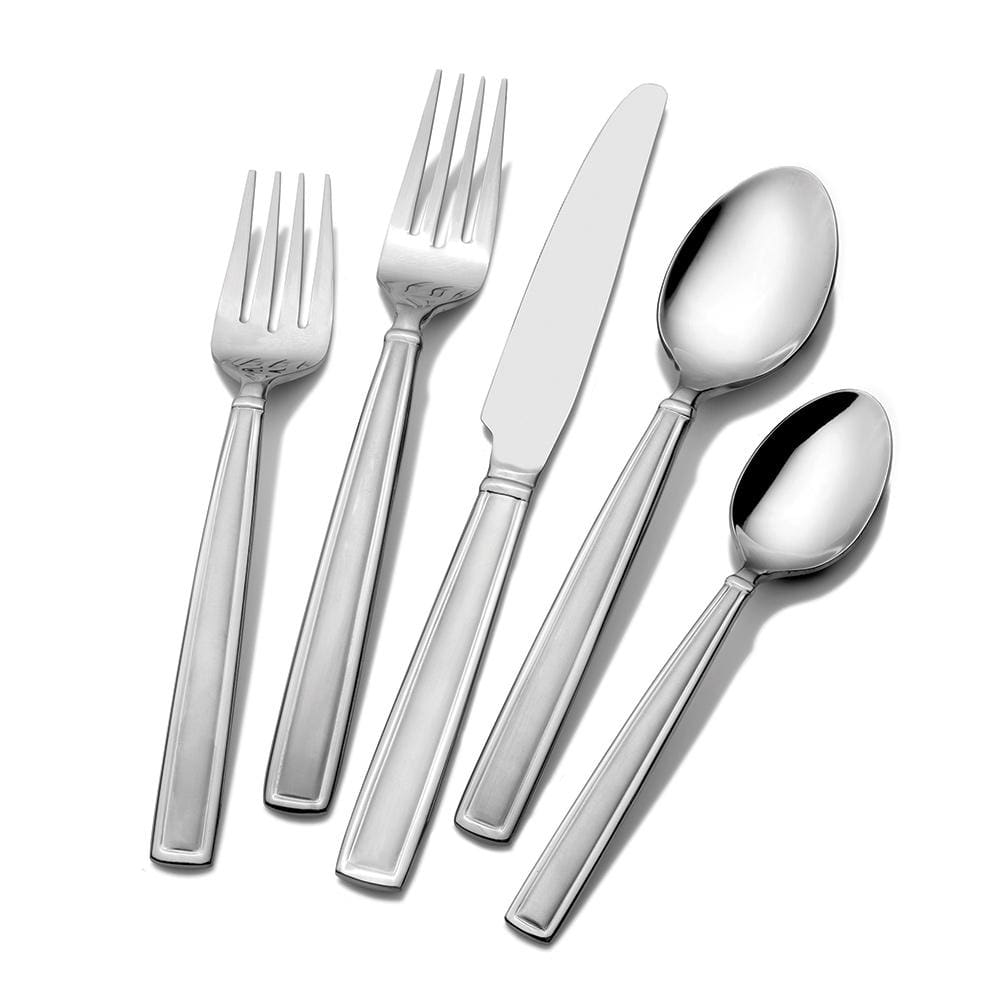 Dolcina Frost 45 Piece Flatware Set, Service for 8