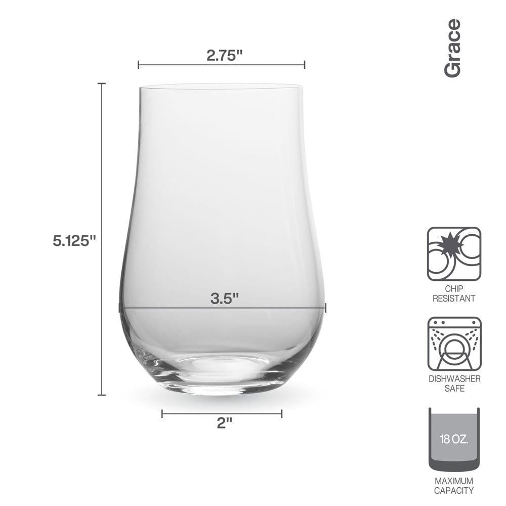 Grace Set of 4 Highball Glasses