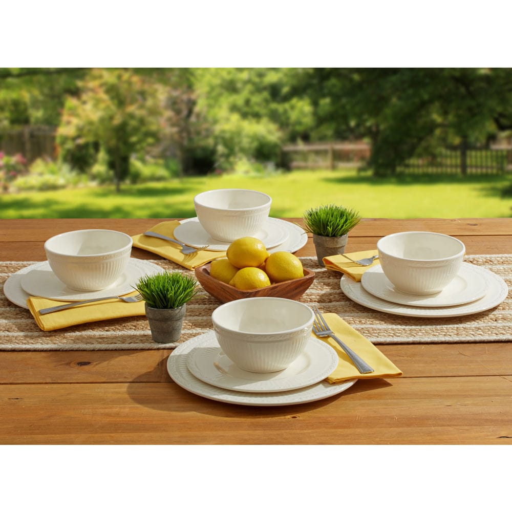 Italian Countryside® Melamine Outdoor 12 Piece Dinnerware Set, Service for 4