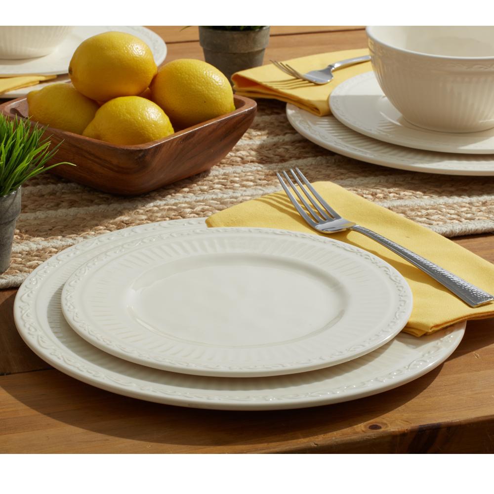 Italian Countryside® Set of 4 Outdoor Melamine Dinner Plates