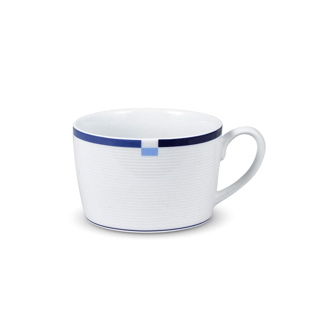 Jet Set Blue Set of 4 Tea Cups and Saucers
