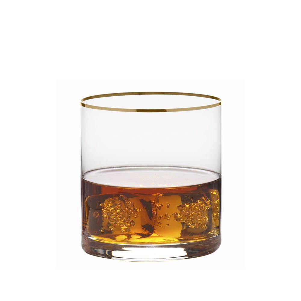 Julie Gold Set of 4 Double Old Fashioned Whiskey Glasses