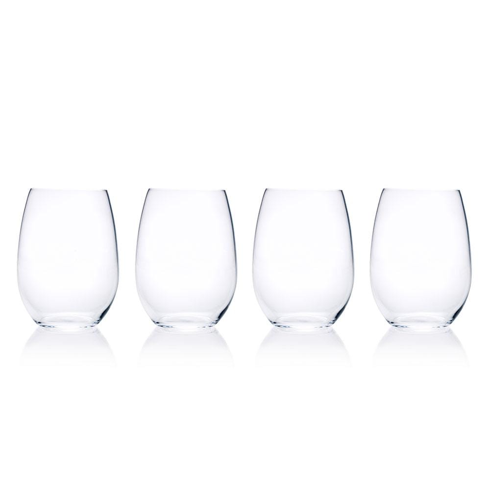 Julie Set of 4 Stemless Wine Glasses