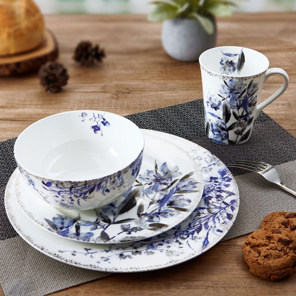 Kaia Platinum Set of 4 Mugs