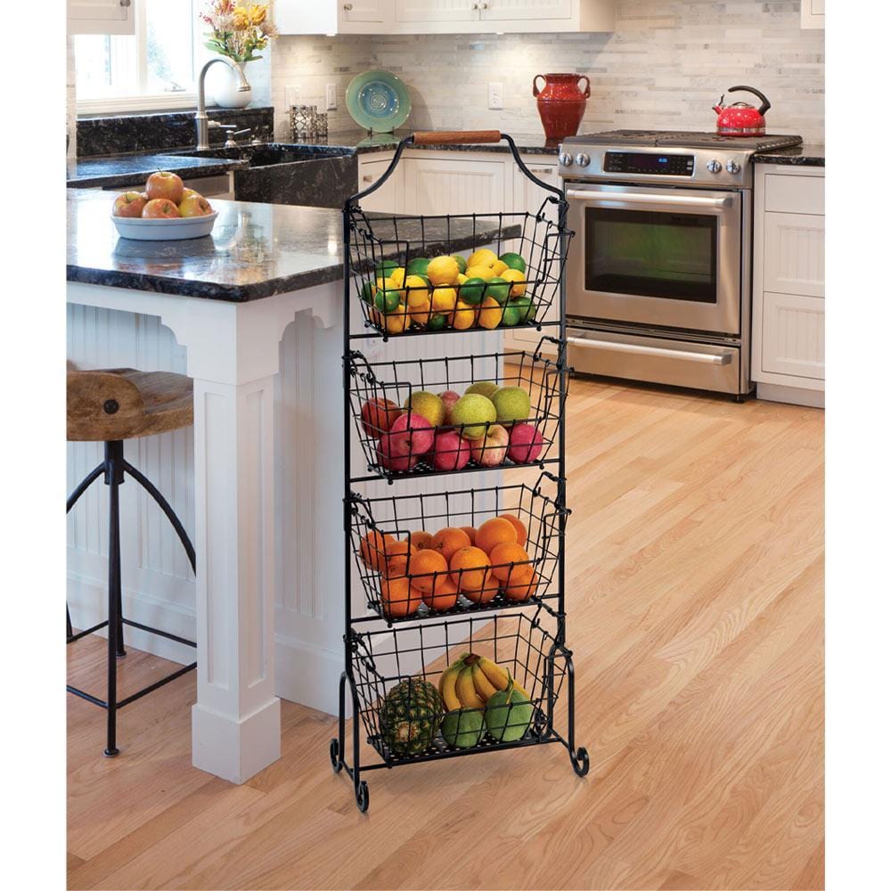 Laguna 4 Tier Adjustable Standing Storage Rack