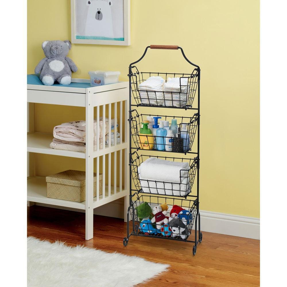 Laguna 4 Tier Adjustable Standing Storage Rack