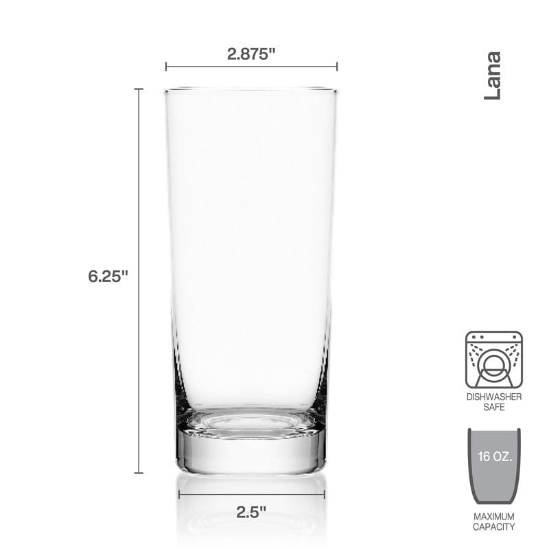 Lana Set of 4 Highball Glasses