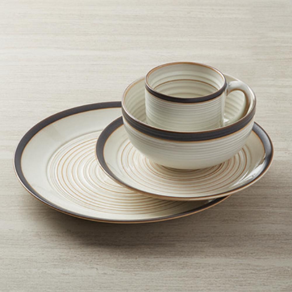 Lara 16 Piece Dinnerware Set, Service for 4