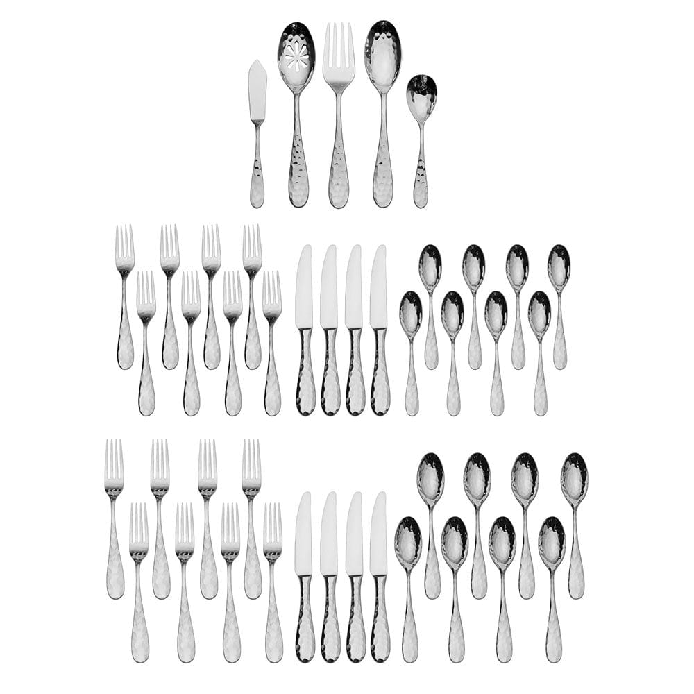 Lilah 45 Piece Flatware Set, Service for 8