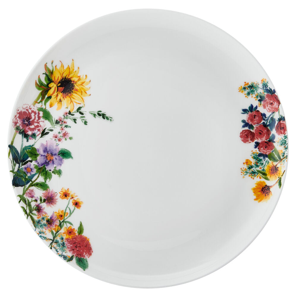Garden of Petals 12 Piece Dinnerware Set, Service for 4