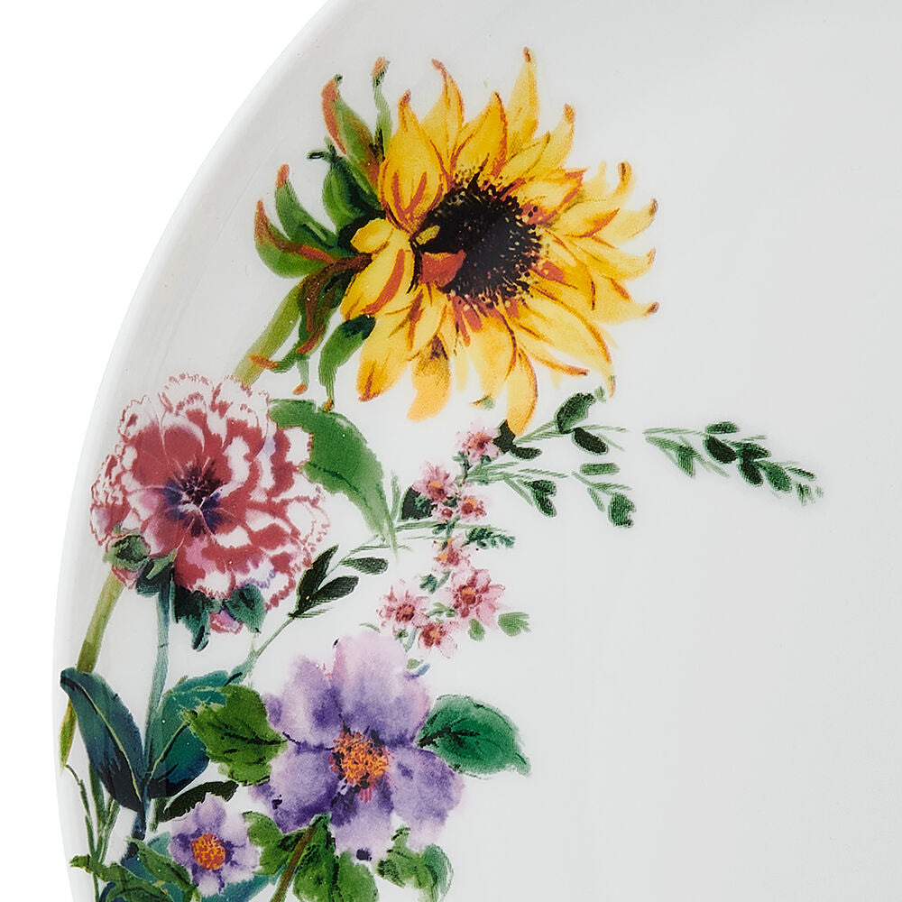 Garden of Petals 12 Piece Dinnerware Set, Service for 4