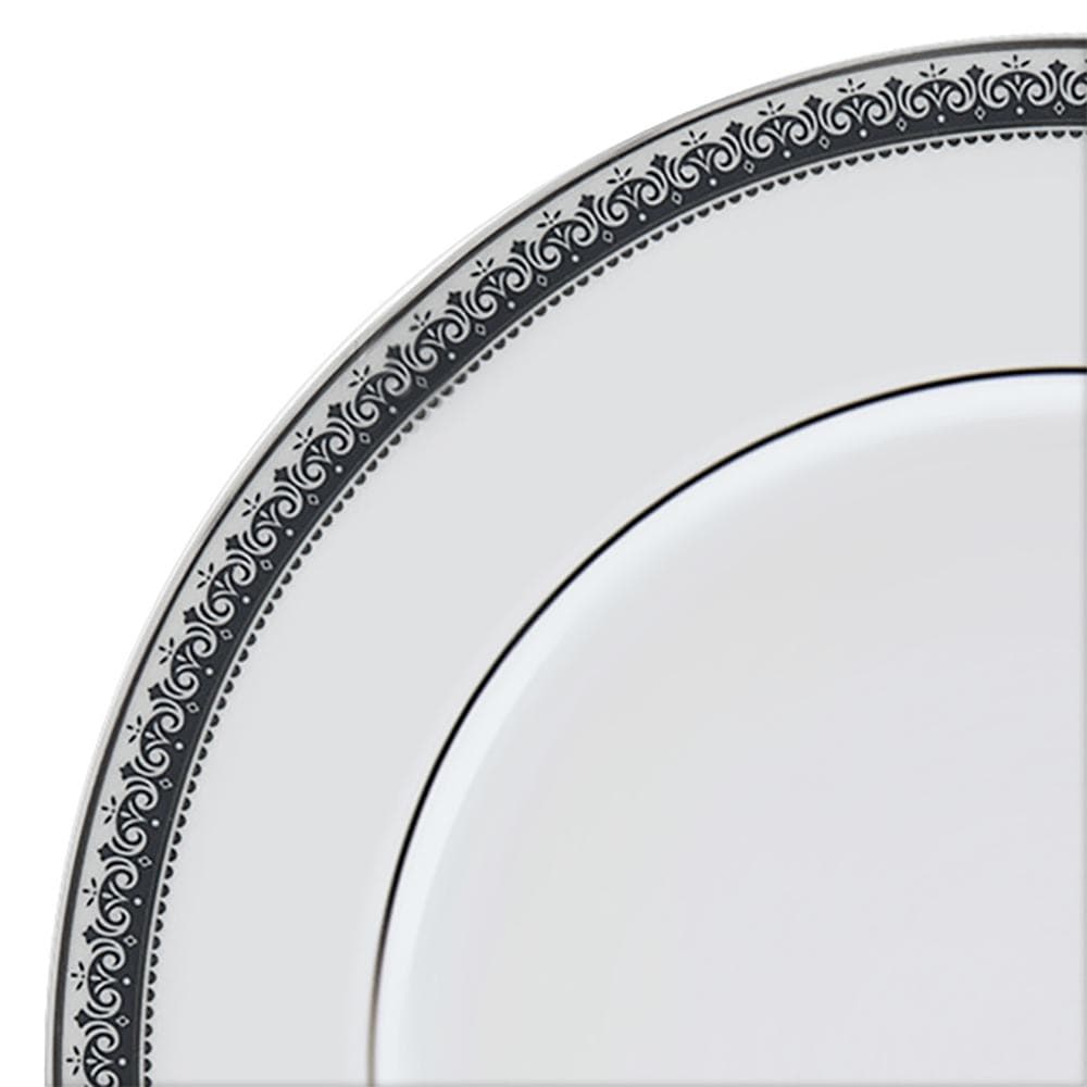 Platinum Crown Cobalt 40 Piece Dinnerware Set, Service for 8