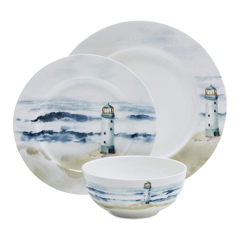 Seaside 12 Piece Dinnerware Set, Service for 4