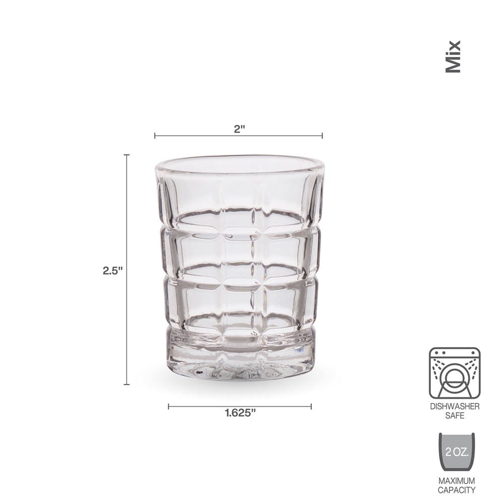 Set of 4 Cordial Shot Glasses