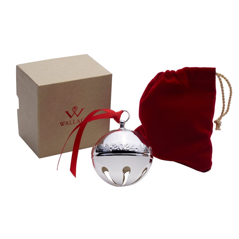 2024 Silver Plate Sleigh Bell Ornament 54th Edition