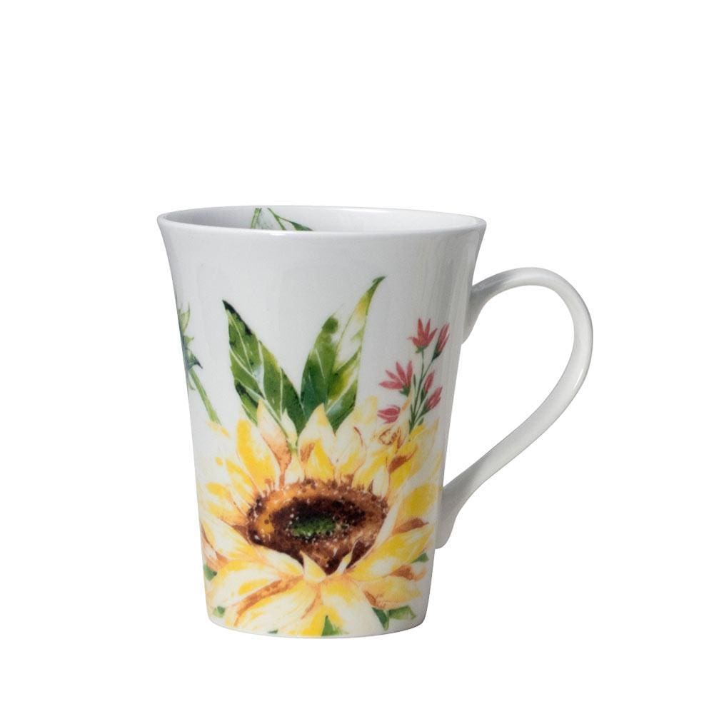 Embossed Blue Coffee Mug