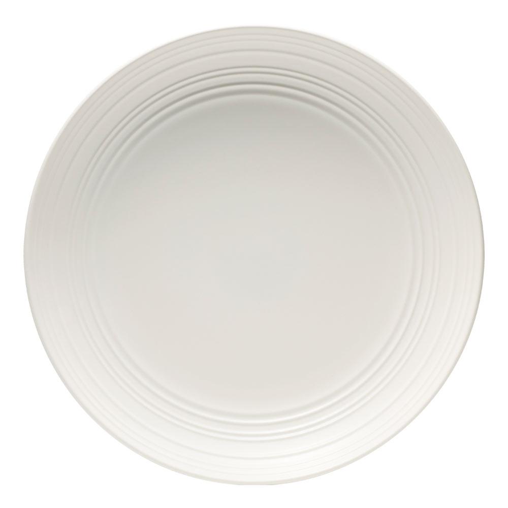 Swirl White Coupe 16 Piece Dinnerware Set, Service for 4