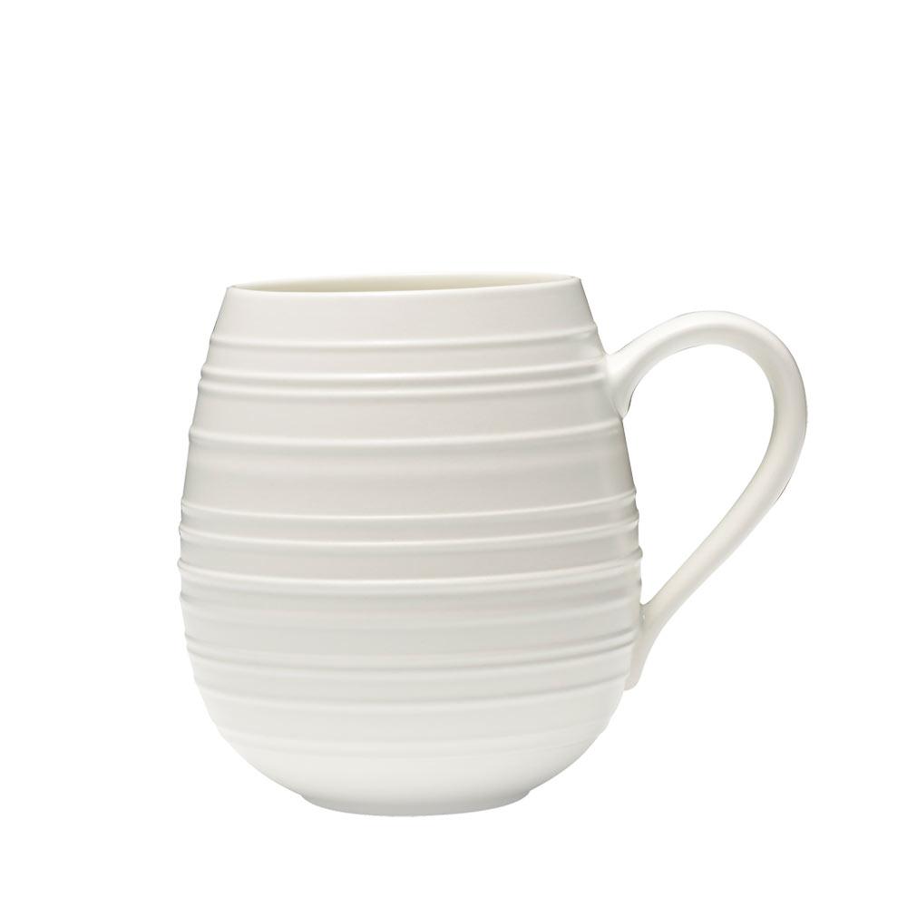 Swirl White Coupe 16 Piece Dinnerware Set, Service for 4