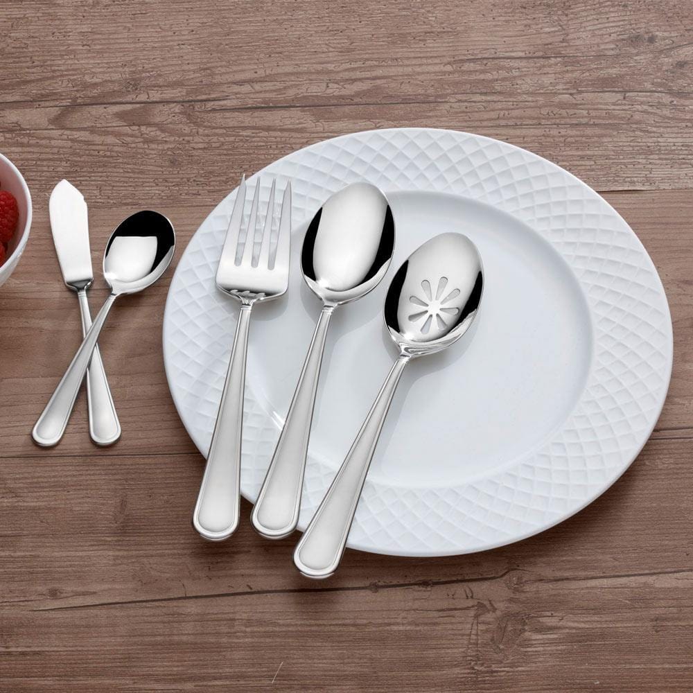 Virtuoso Frost 65 Piece Flatware Set, Service for 12