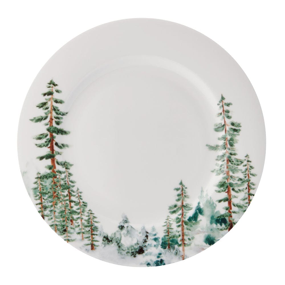 Watercolor Forest 16 Piece Dinnerware Set, Service for 4