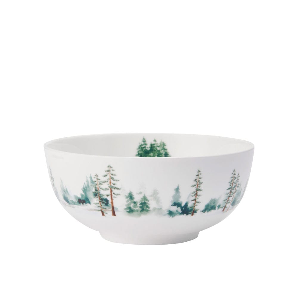 Watercolor Forest 16 Piece Dinnerware Set, Service for 4
