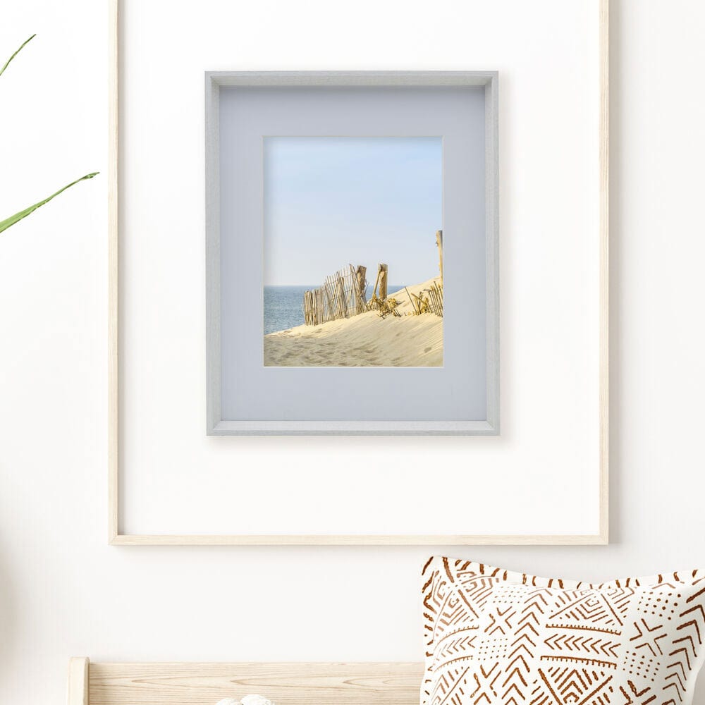 White 16 x 20 Gallery Frame, Matted to 11 x 14