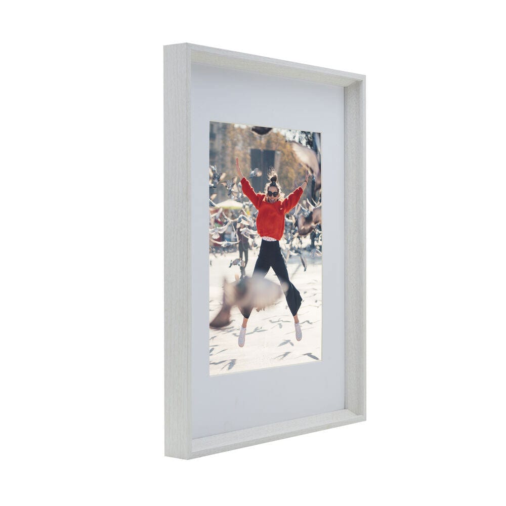 White 16 x 20 Gallery Frame, Matted to 11 x 14