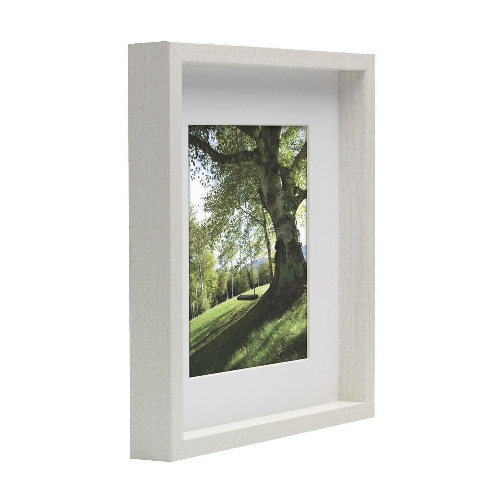 White 12 x 14 Gallery Frame, Matted to 8 x 10