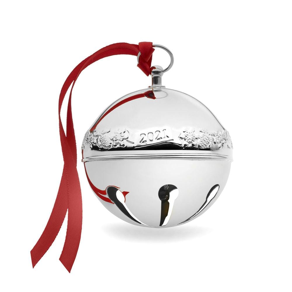 2021 Silver Plated Sleigh Bell Ornament 51st Edition