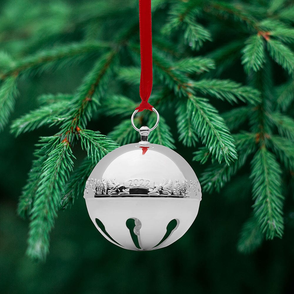 2022 Silver Plated Sleigh Bell Ornament 52nd Edition