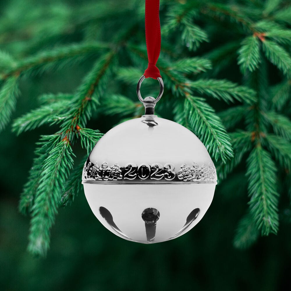 2023 Silver Plated Sleigh Bell Ornament 53rd Edition