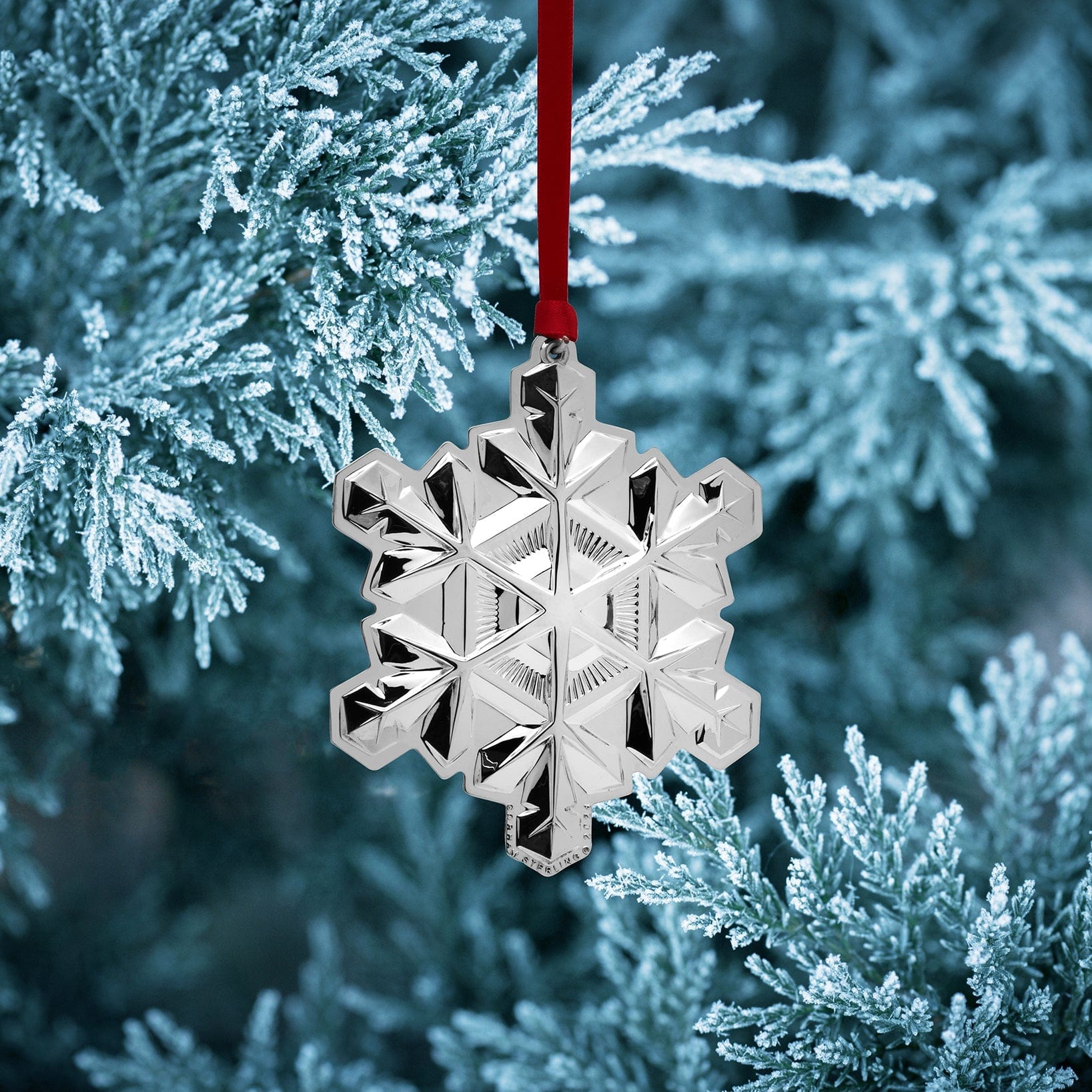 2024 Sterling Snowflake Ornament 55th Edition